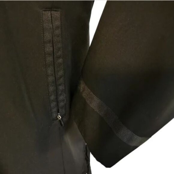 Anne Klein Black Medium Length Coat - Picture 3 of 9